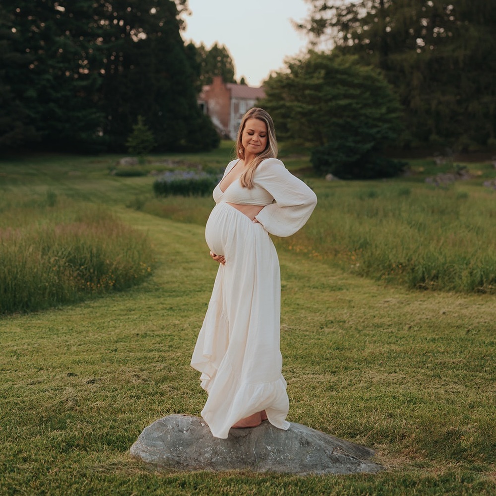 Vici Collection Cream Maxi dress